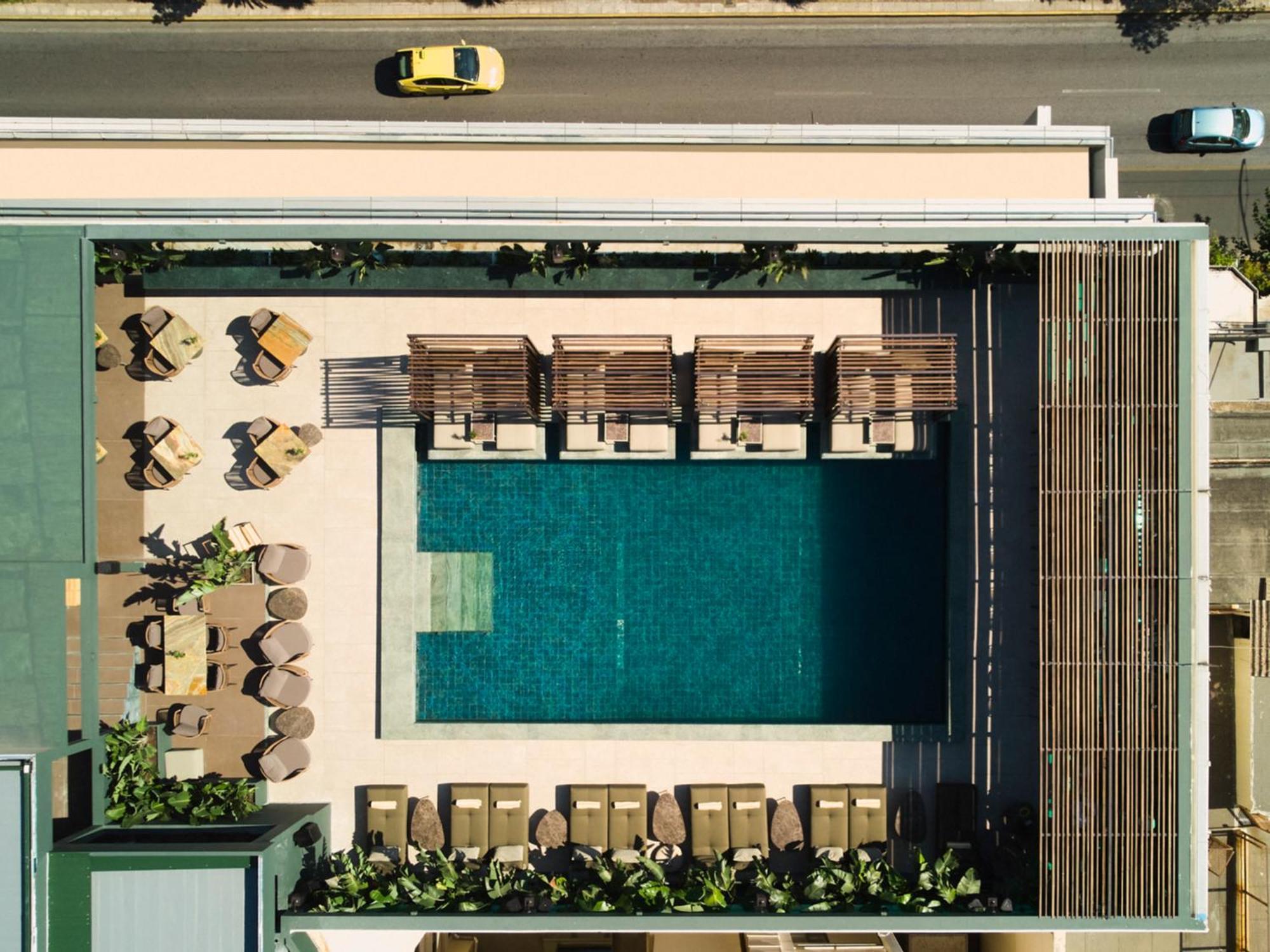 Radisson Blu Park Hotel Атина Екстериор снимка 3D rendering of a pool